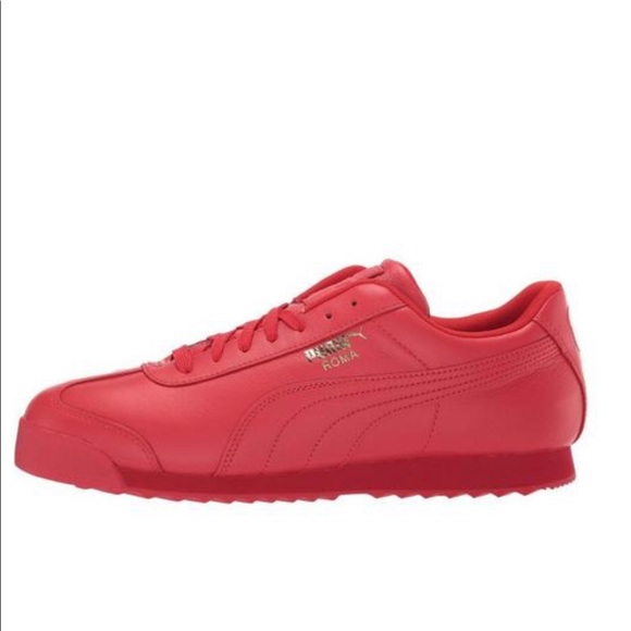 PUMA Roma Basic "Hi Risk Red" Shoe NWOB - Picture 2 of 14